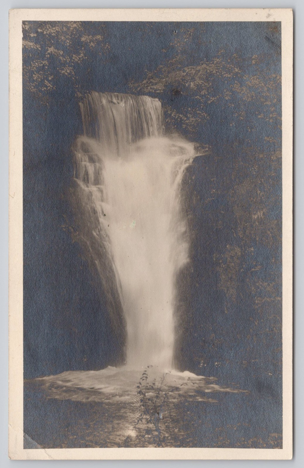 Postcard RPPC Waterfall Landscape Scenic View 73E
