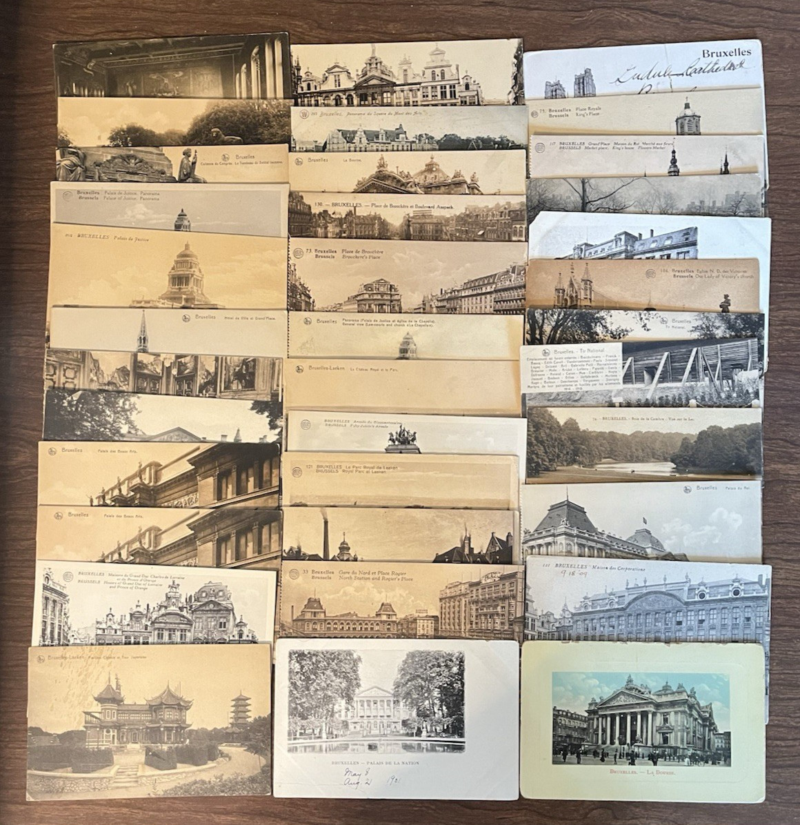 60 Brussels, Belgium Postcards ~ Monuments, Government Buildings, Church, Views