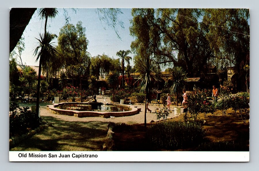 San Juan Capistrano,CA Old Mission Orange County California Vintage Postcard