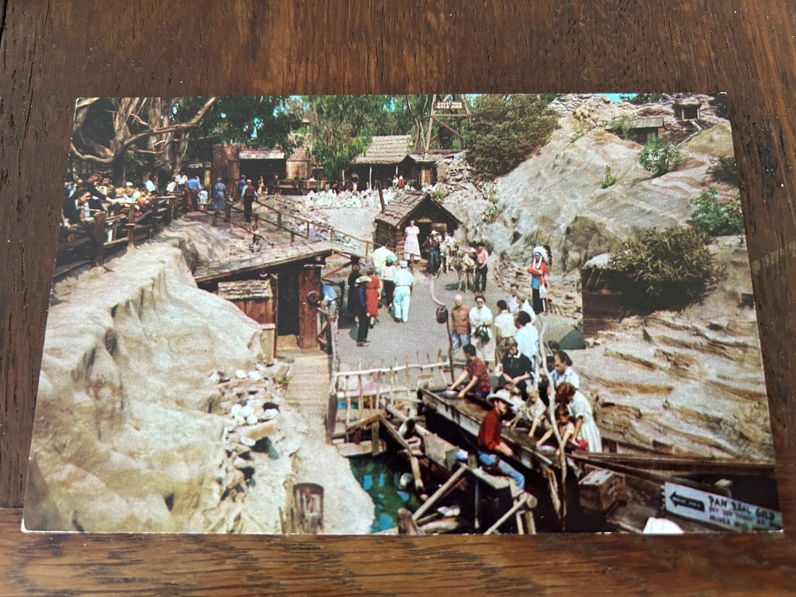 The Gold Mine in Ghost Town Knott’s Berry Farm Buena Park California Postcard