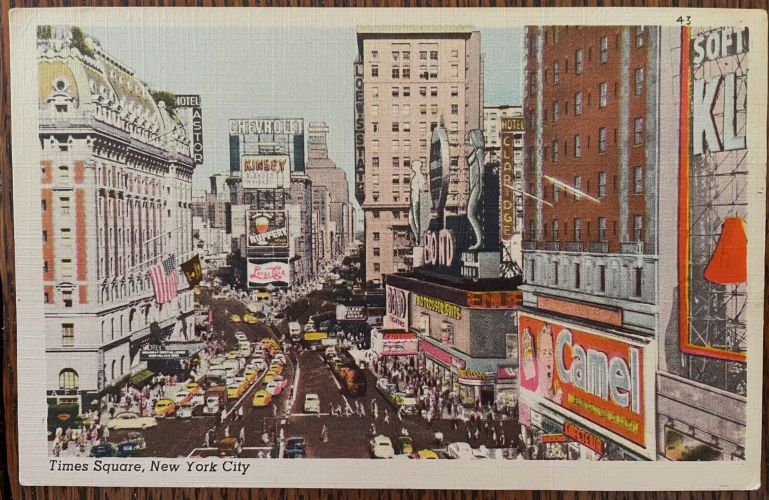 Vintage Postcard 1930-1945 Times Square, New York City, New York
