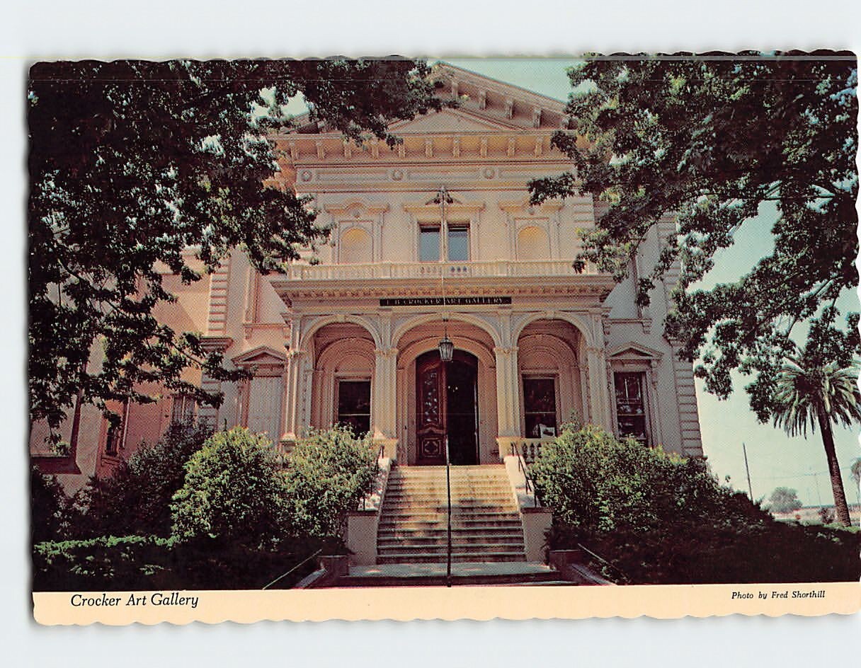 Postcard Crocker Art Gallery Sacramento California USA