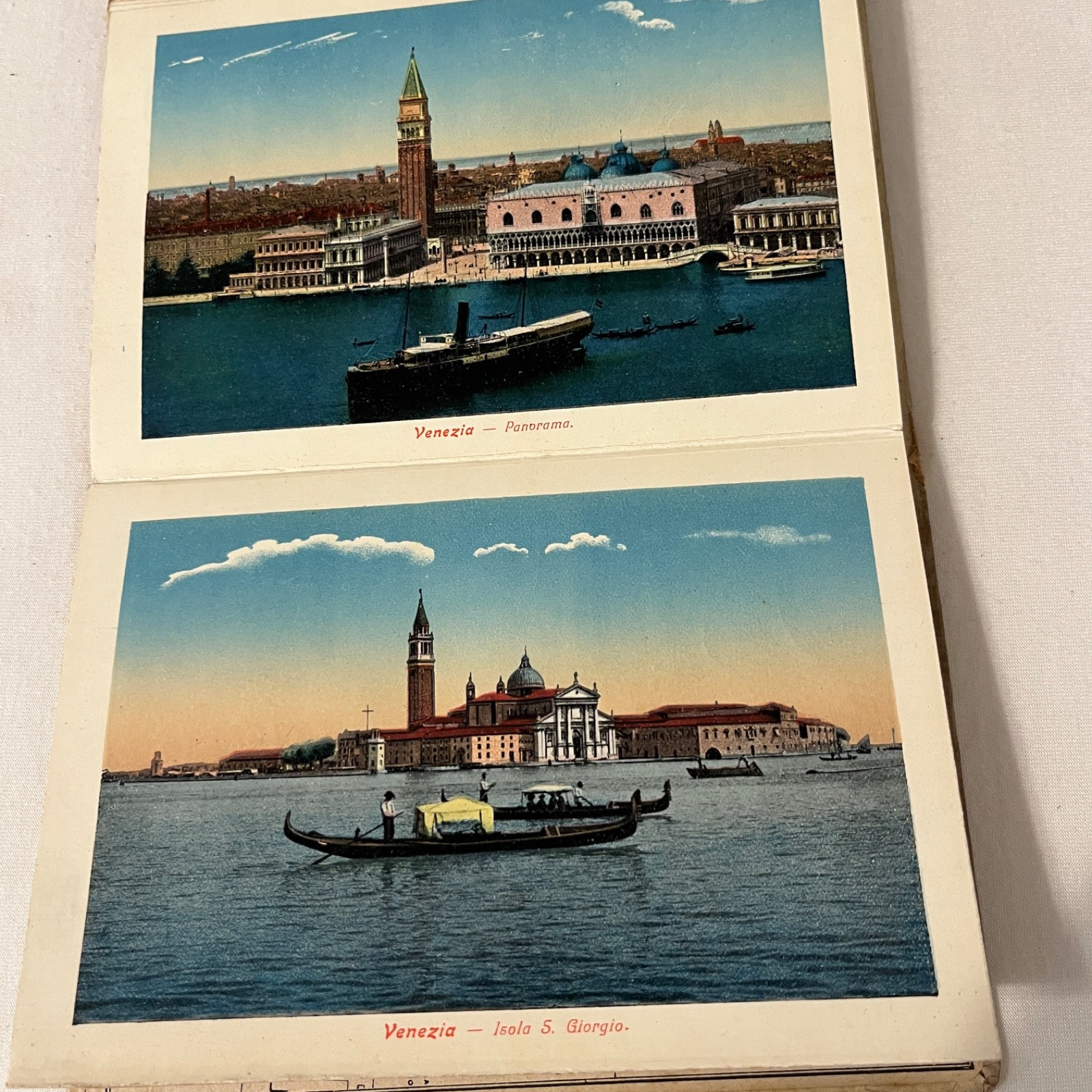 RICORDO DI VENZIA 32 VIEWS, FOLD OUT FOLDER, MID-CENTURY B&W
