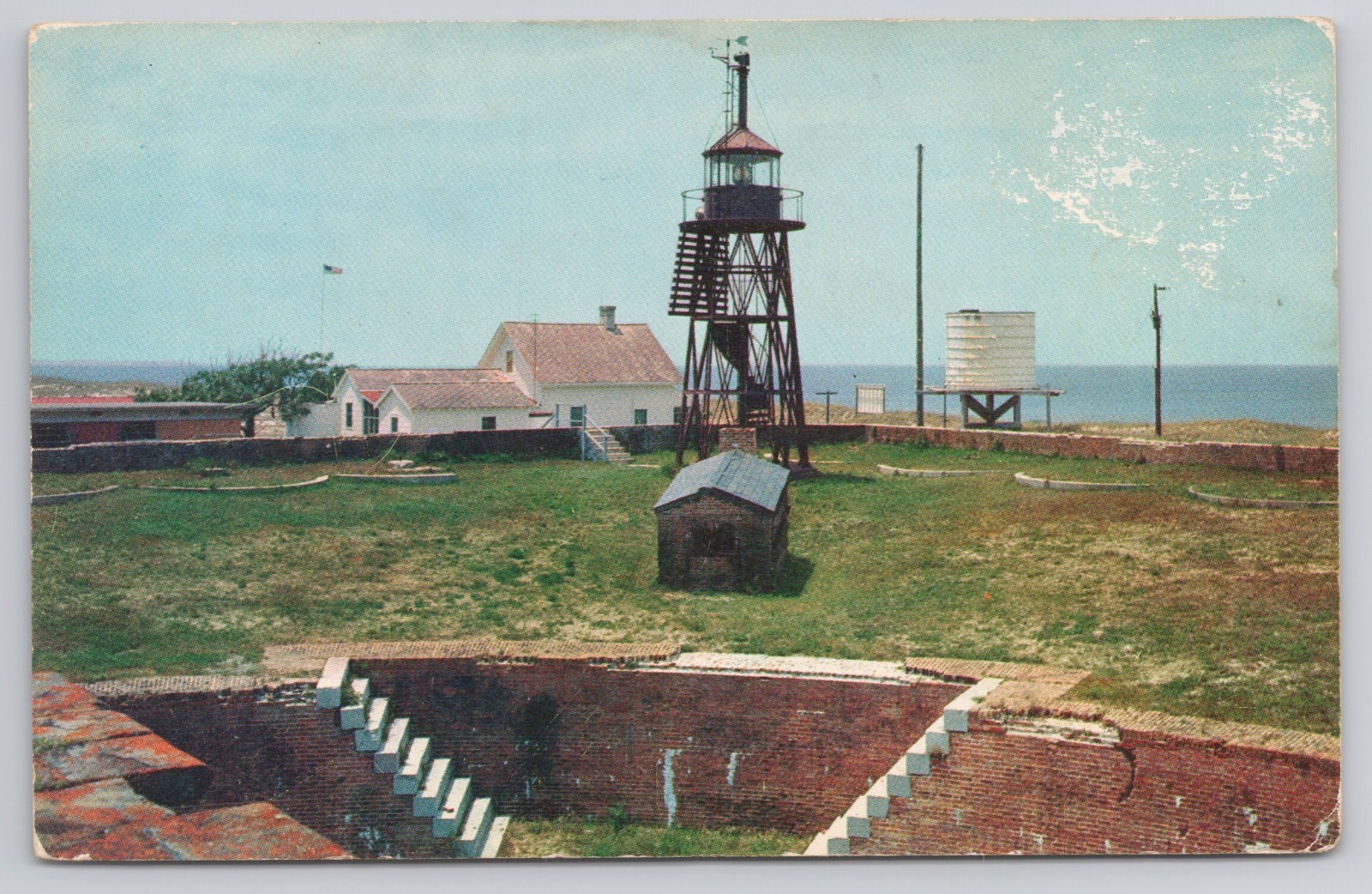Vintage Fort Serof Alabama Postcard Old Hot Shot Furnace Morgan Carter News