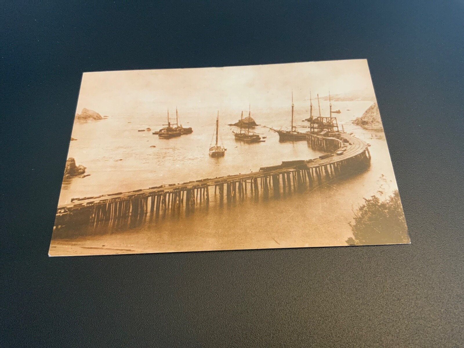 Albion, Calif. ~ The Wharf at Albion in 1897 – Unposted Vintage Postcard