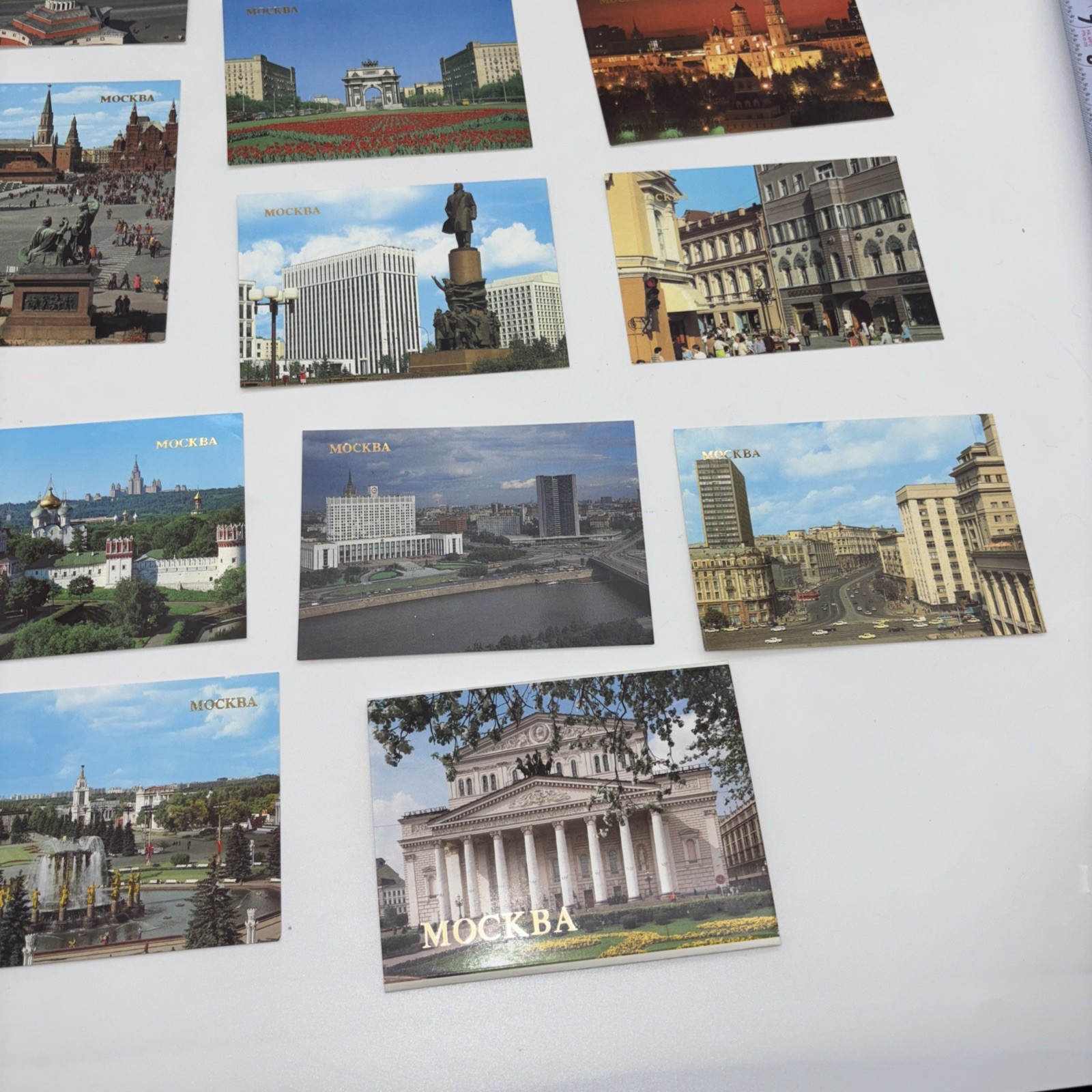 Lot of 15 Postcards, Vntg 1989 Moscow Mockba, Russia., 6×4”, Clean, Unposted