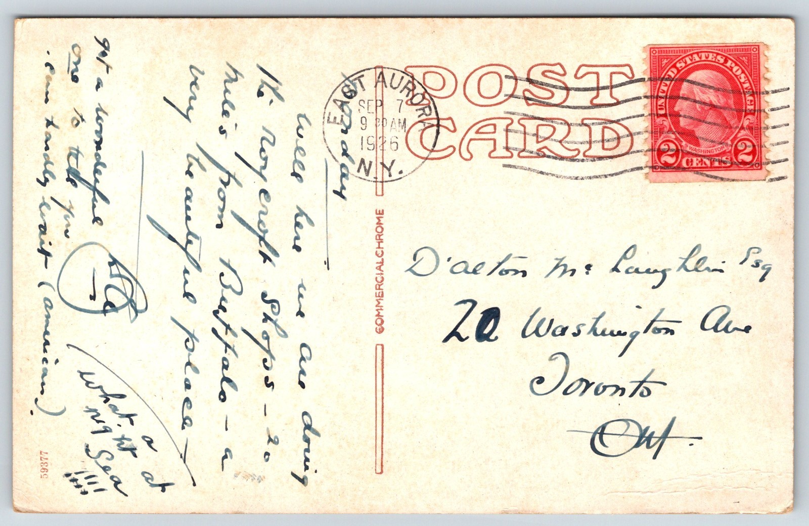 Music Room Roycroft Inn East Aurora New York Vintage Postcard
