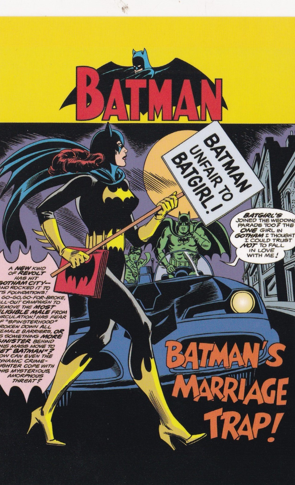 Batgirl & Batman DC Comics Postcard 2020’s