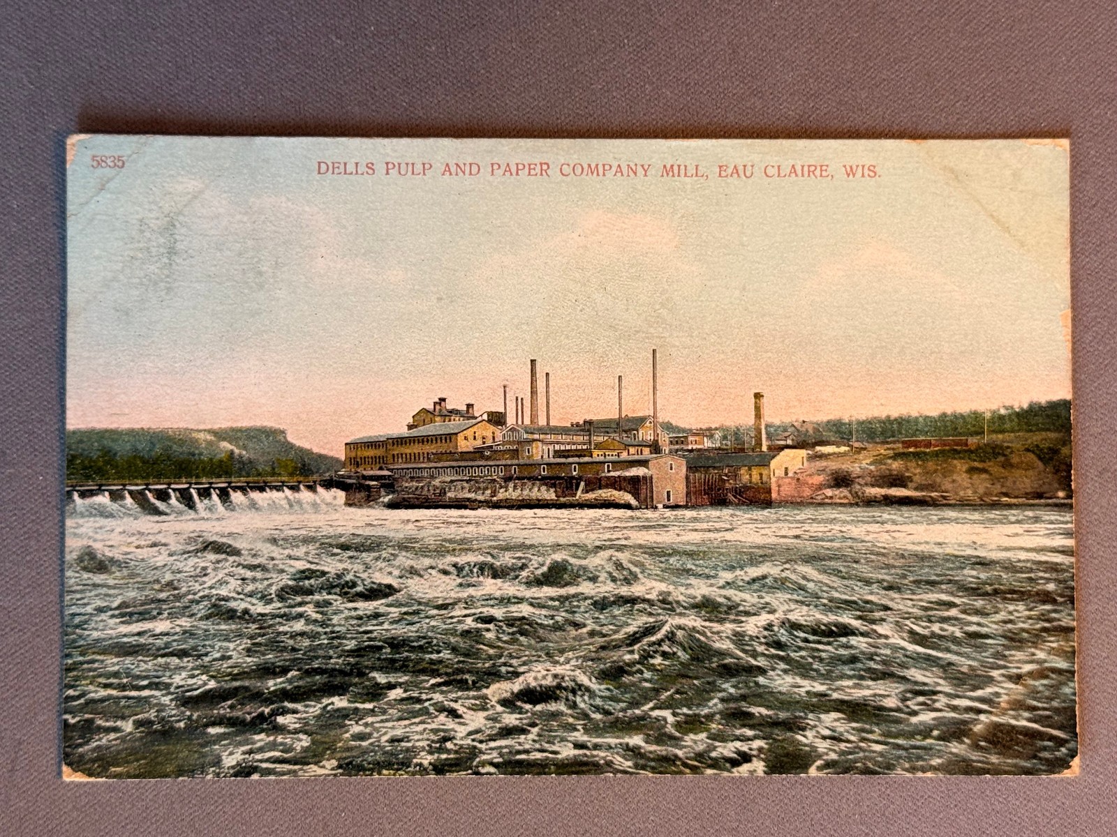 WI Wisconsin Eau Claire, Dells Pulp And Paper Company, PM 1911