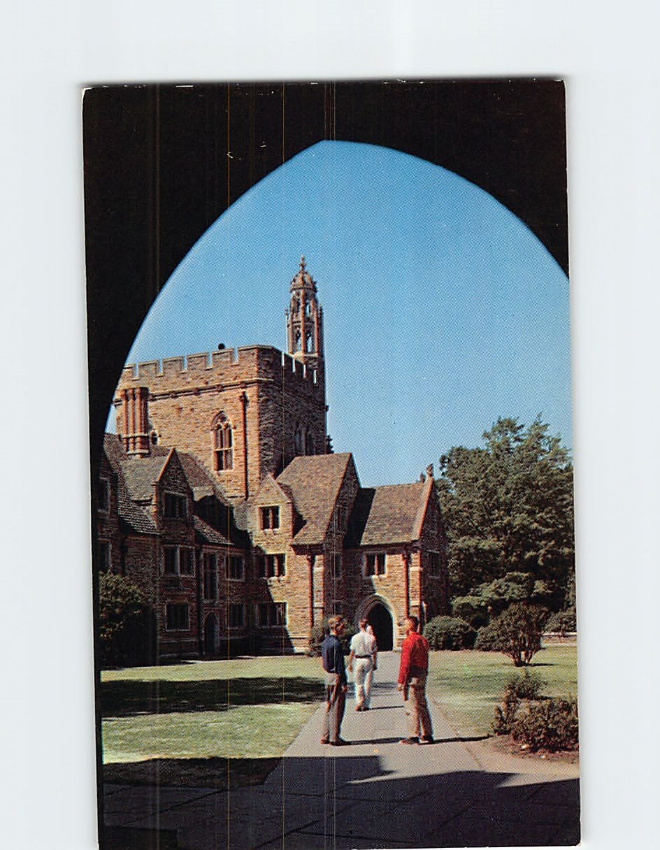 Postcard Looking Through the Arch Duke University Durham North Carolina USA