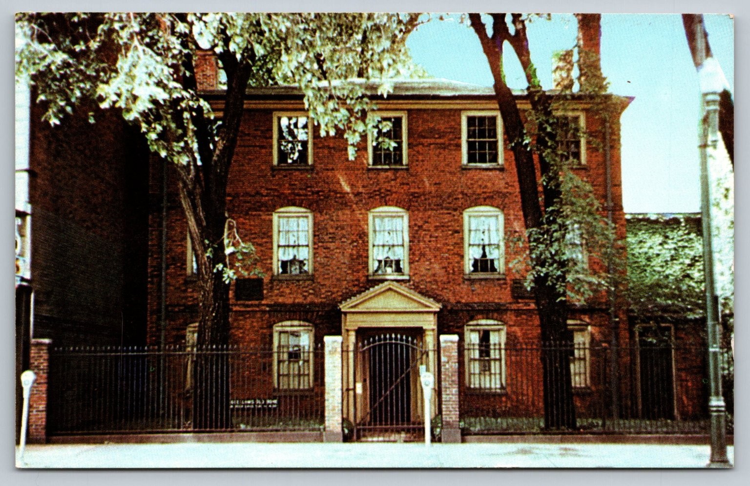 Vintage Wadsworth-Longfellow House Portland Maine Historic Postcard
