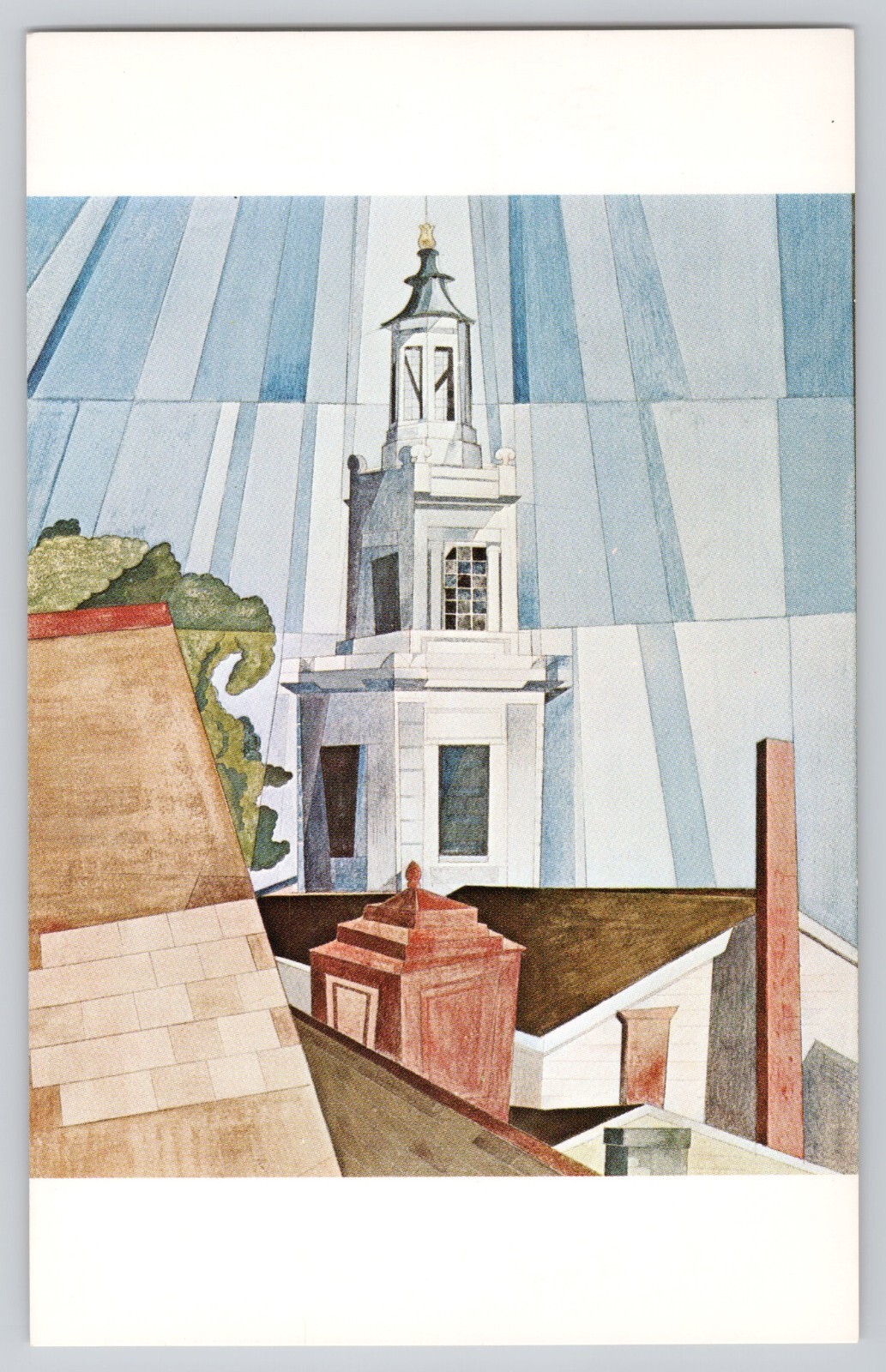 “Incense Of A New Church” Charles Demuth Columbus Gallery of Fine Arts Postcard