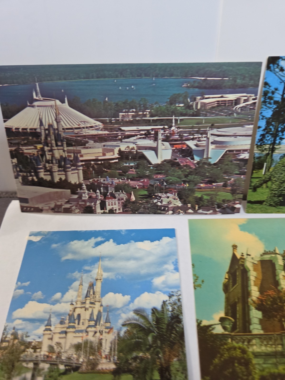 Lot of 10 Vintage Walt Disney World Magic Kingdom Postcards