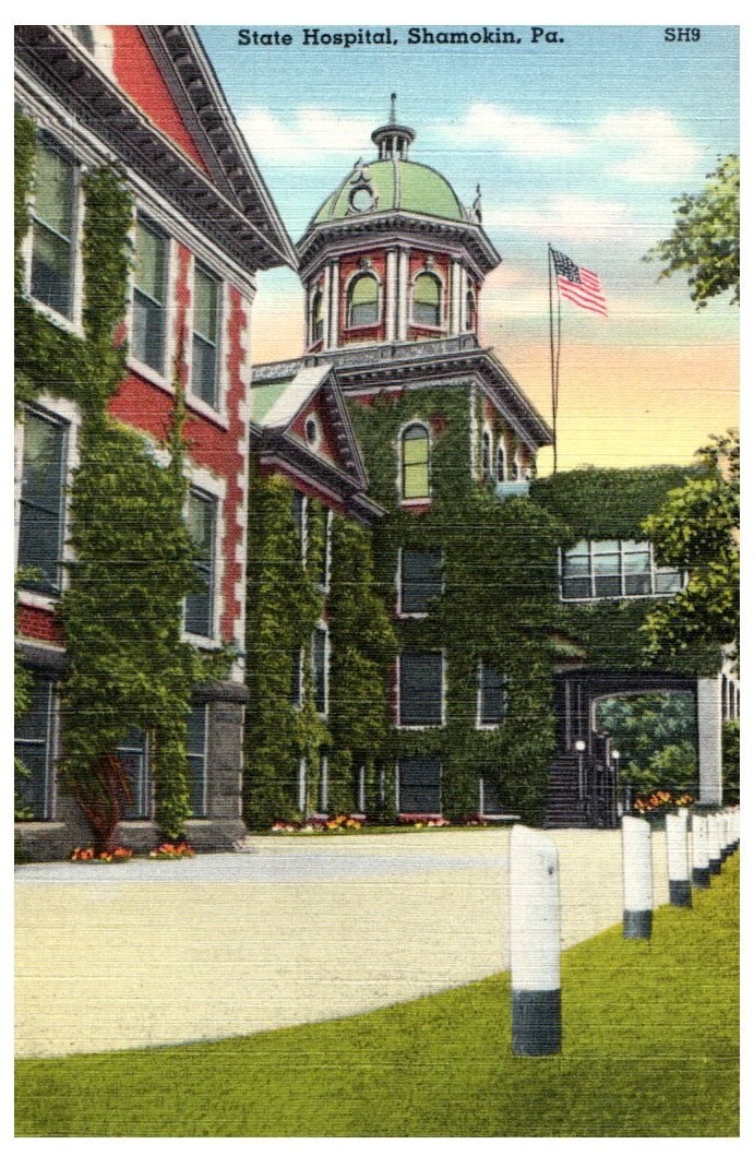 Vintage Postcard 1930-1945 Shamokin State Hospital, Shamokin, Pennsylvania (PA)