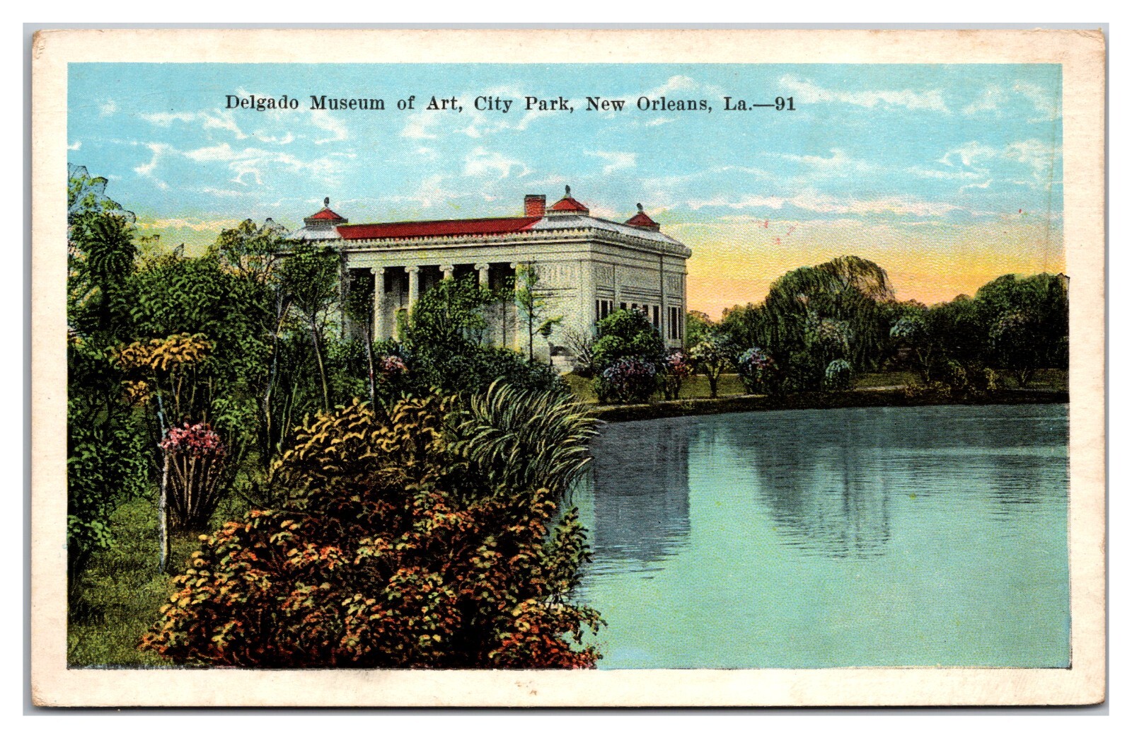 Delgado Museum Of Art City Park New Orleans Louisiana Reflection