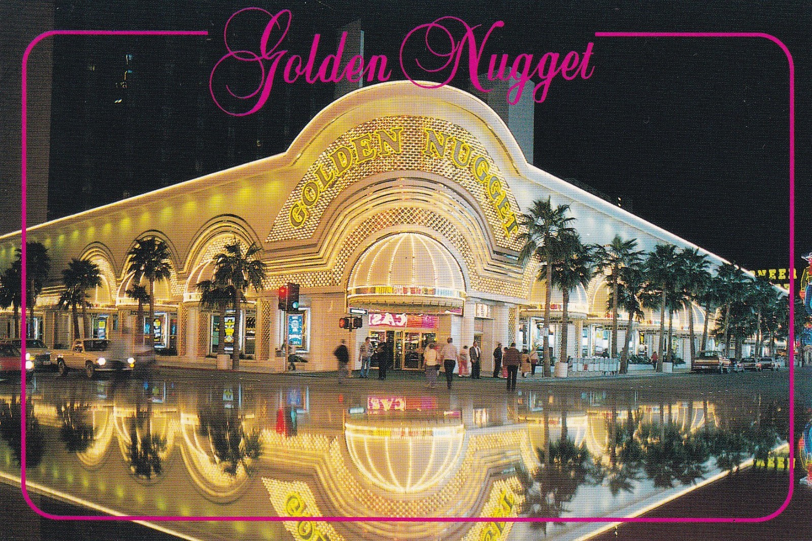 Golden Nugget Casino Las Vegas Nevada Postcard 1992