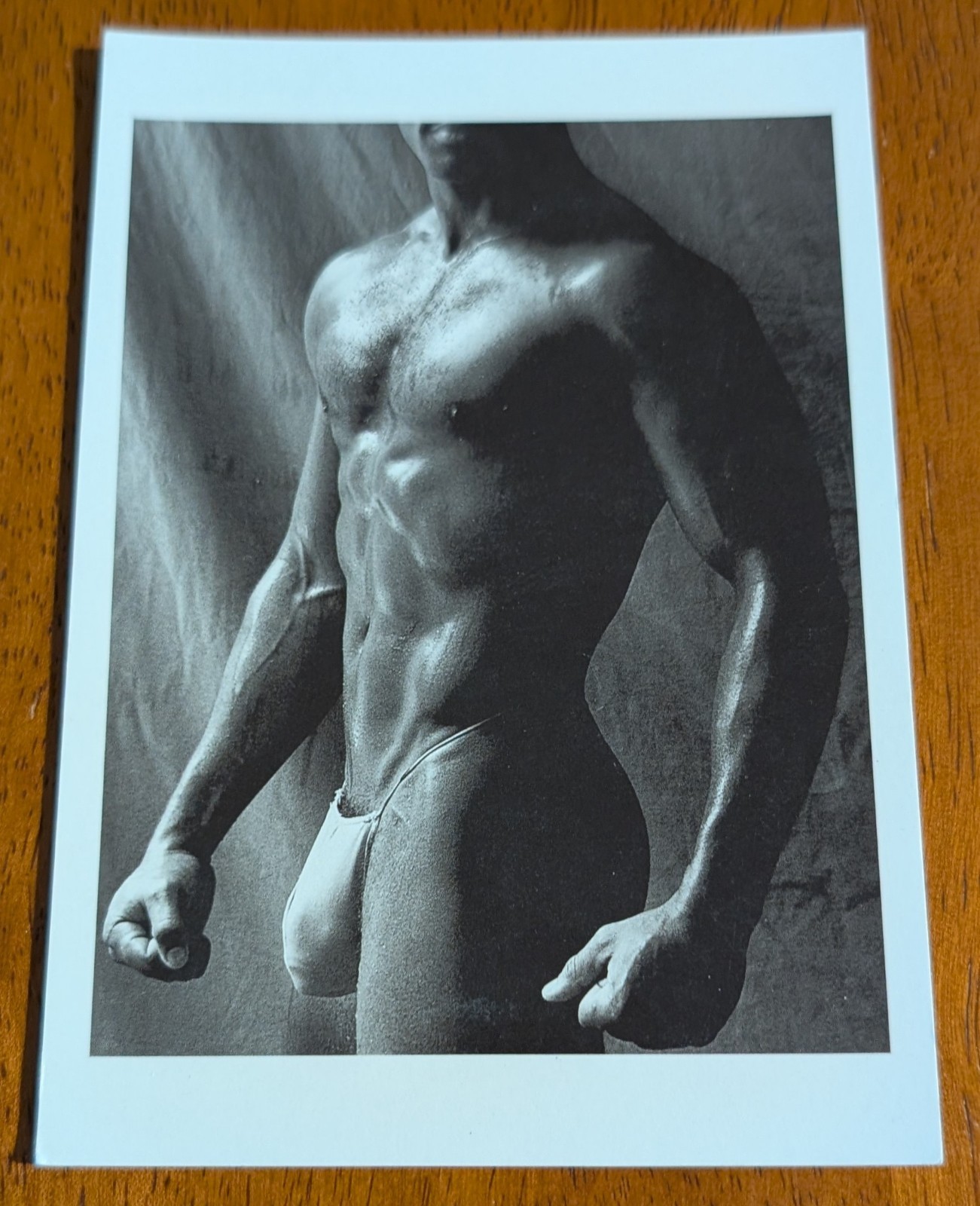 Sack, Juliet van Otteren- B&W Print Postcard, Black & White, 4×6, Gay Interest