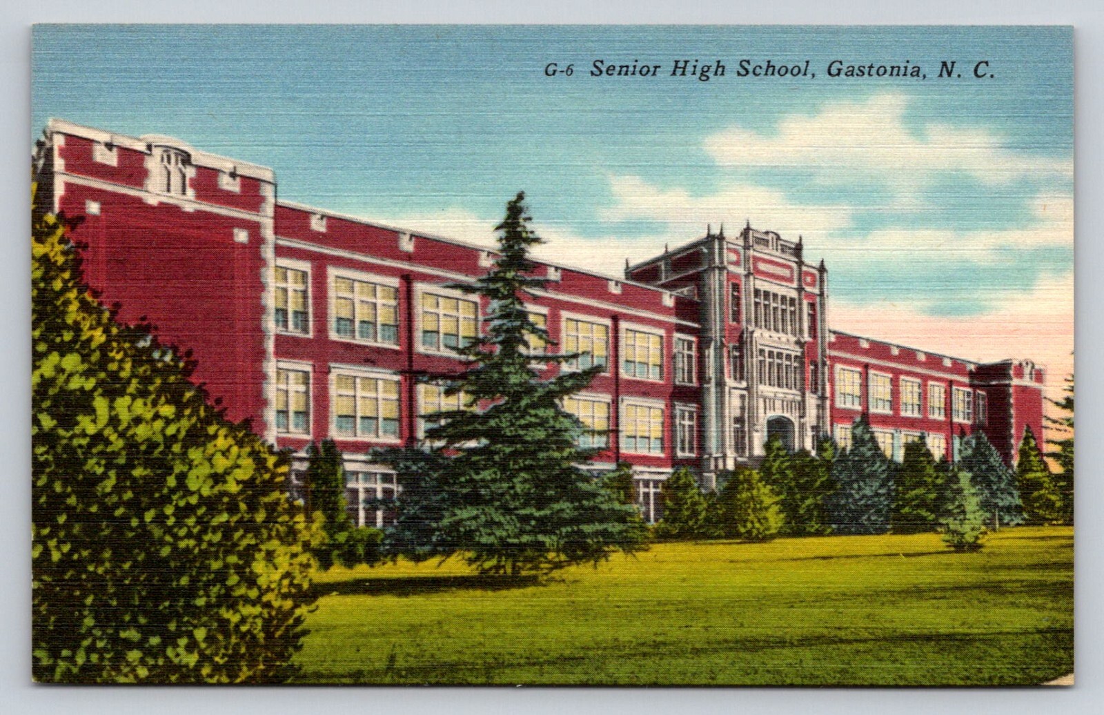 Senior High School Gastonia North Carolina P451