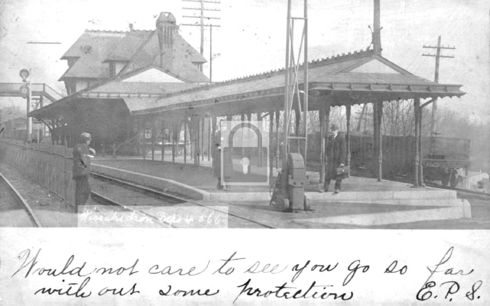 Railroad Train Station Depot Wissahickon Philadelphia Pennsylvania PA – Reprint
