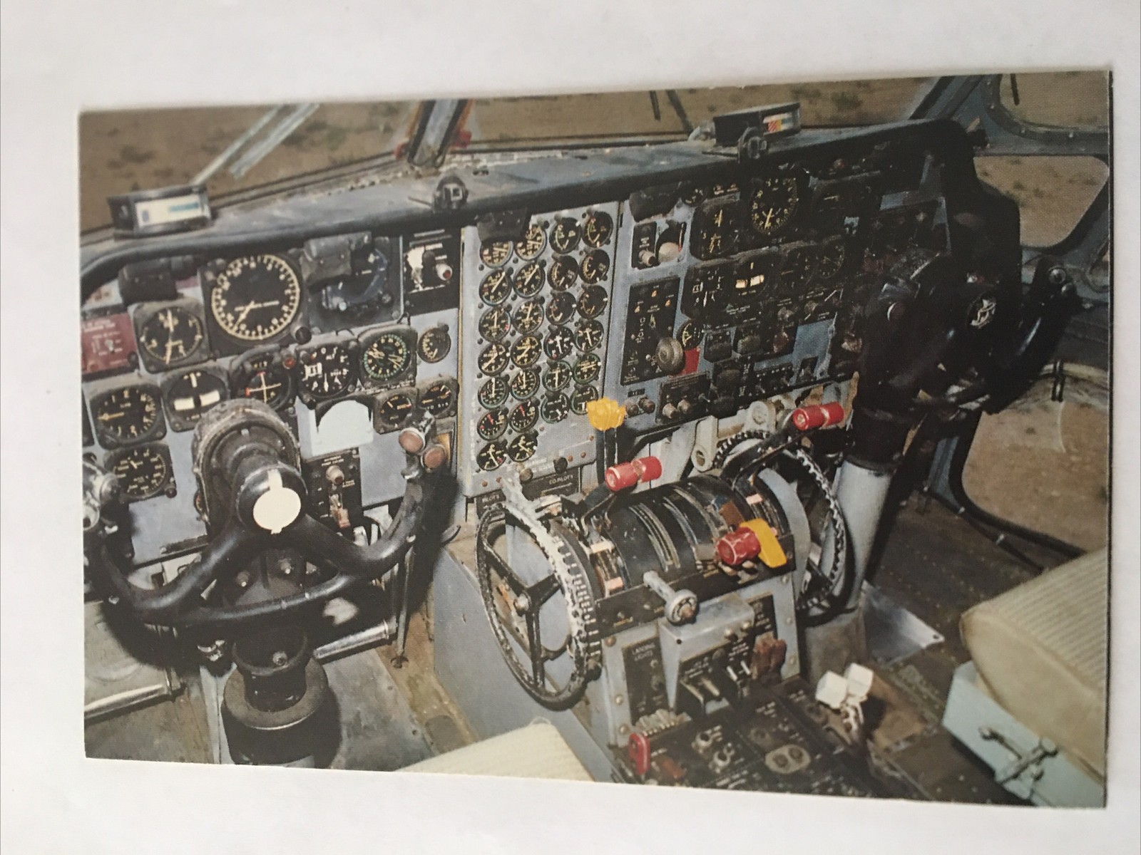 Cockpit C 123 K Provider Hill Air Force Museum Vintage Postcard