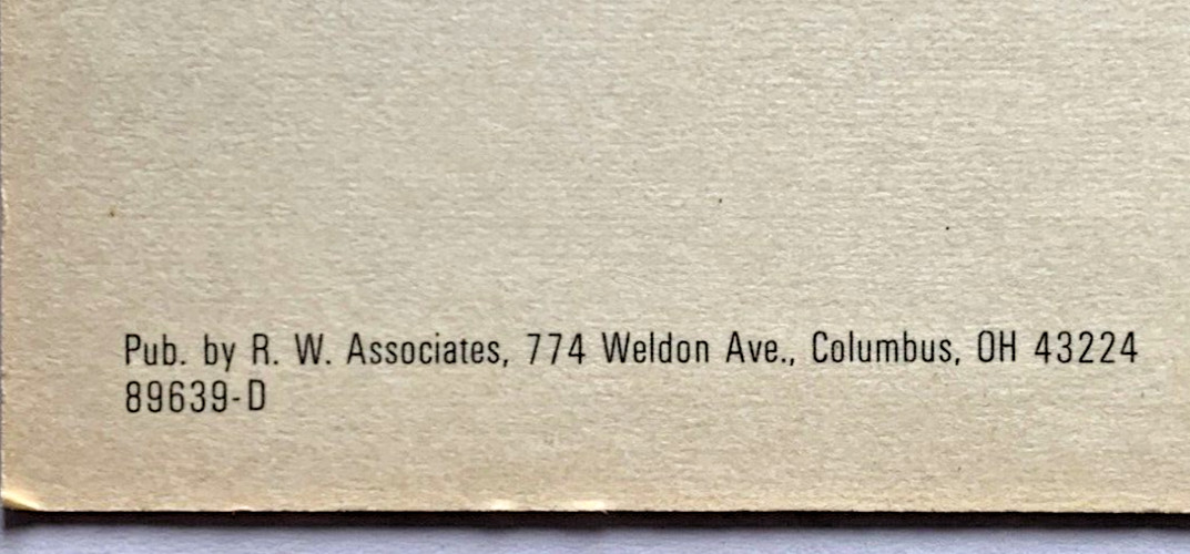 Ohio Historical Center Columbus Postcard Chrome Unposted Divided Back Vintage