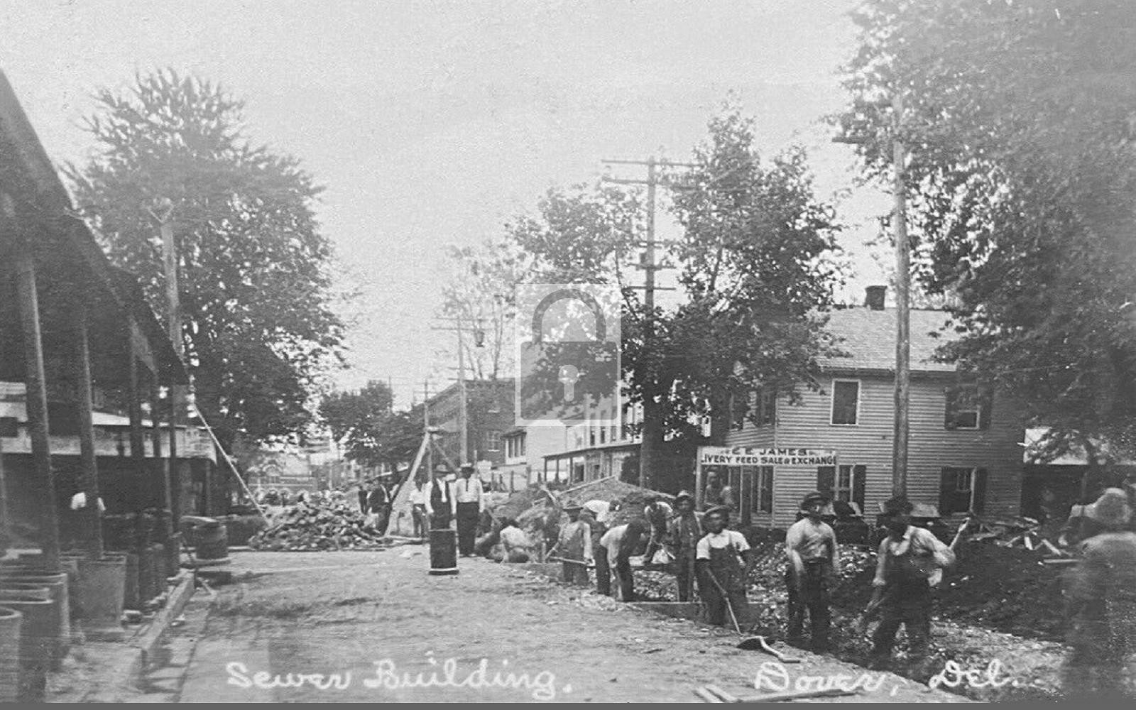 Street View Sewer System Building Dover Delaware DE – Reprint