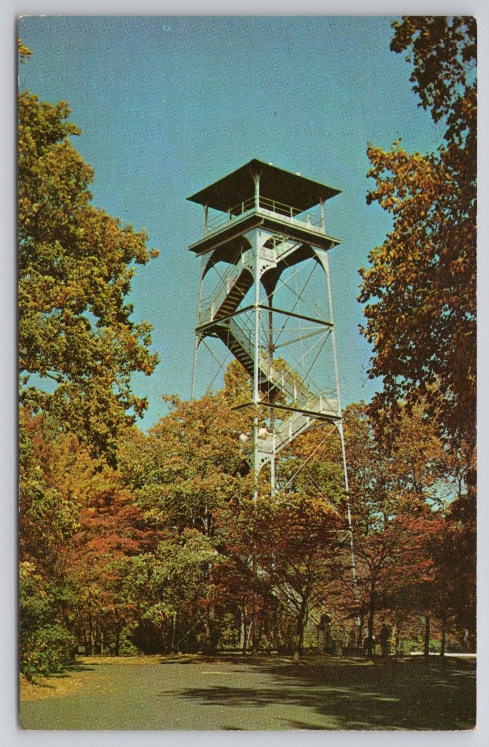 Valley Forge PA Observation Tower Vintage Postcard Jack Freeman Inc.