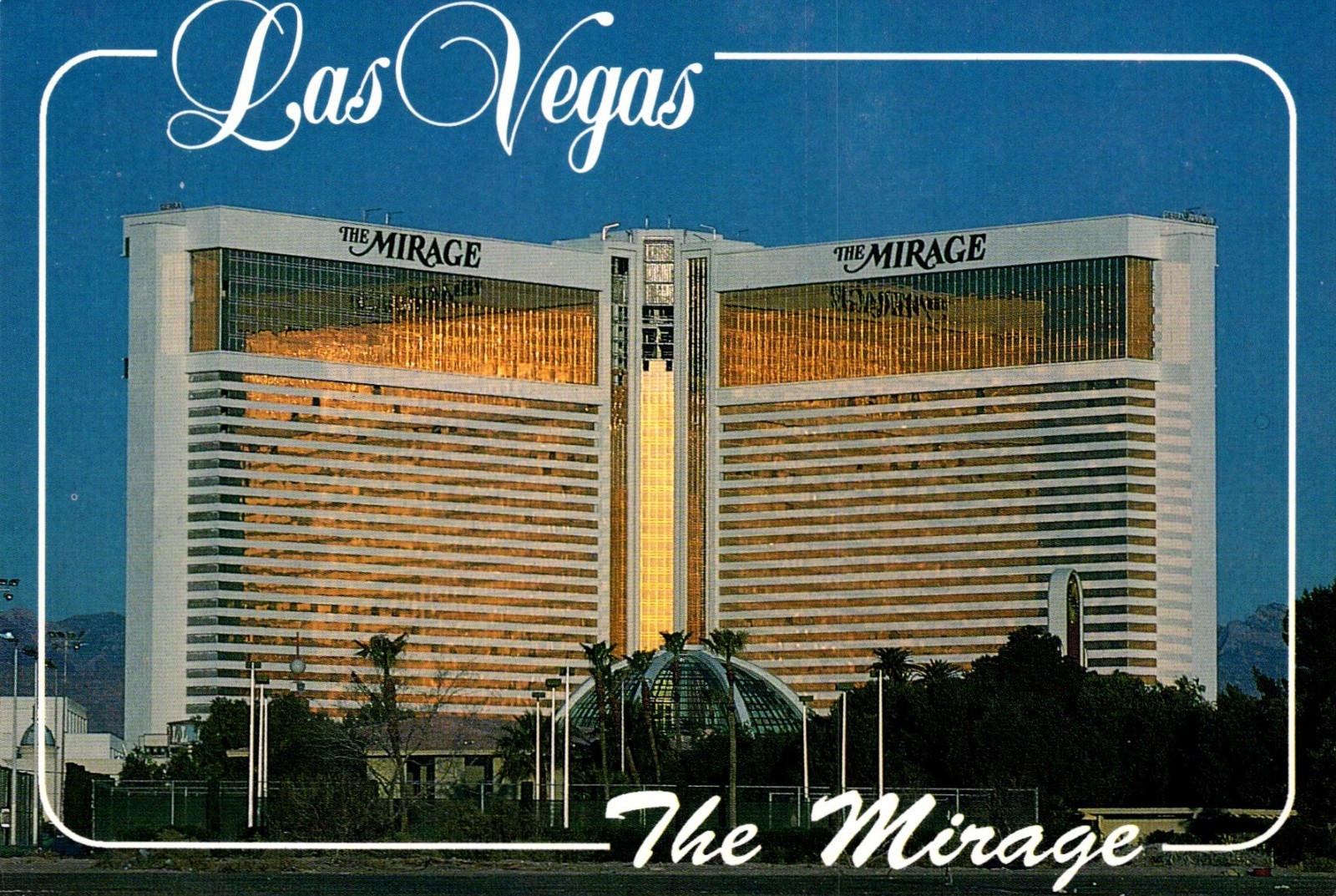 The Mirage Las Vegas Nevada Postcard