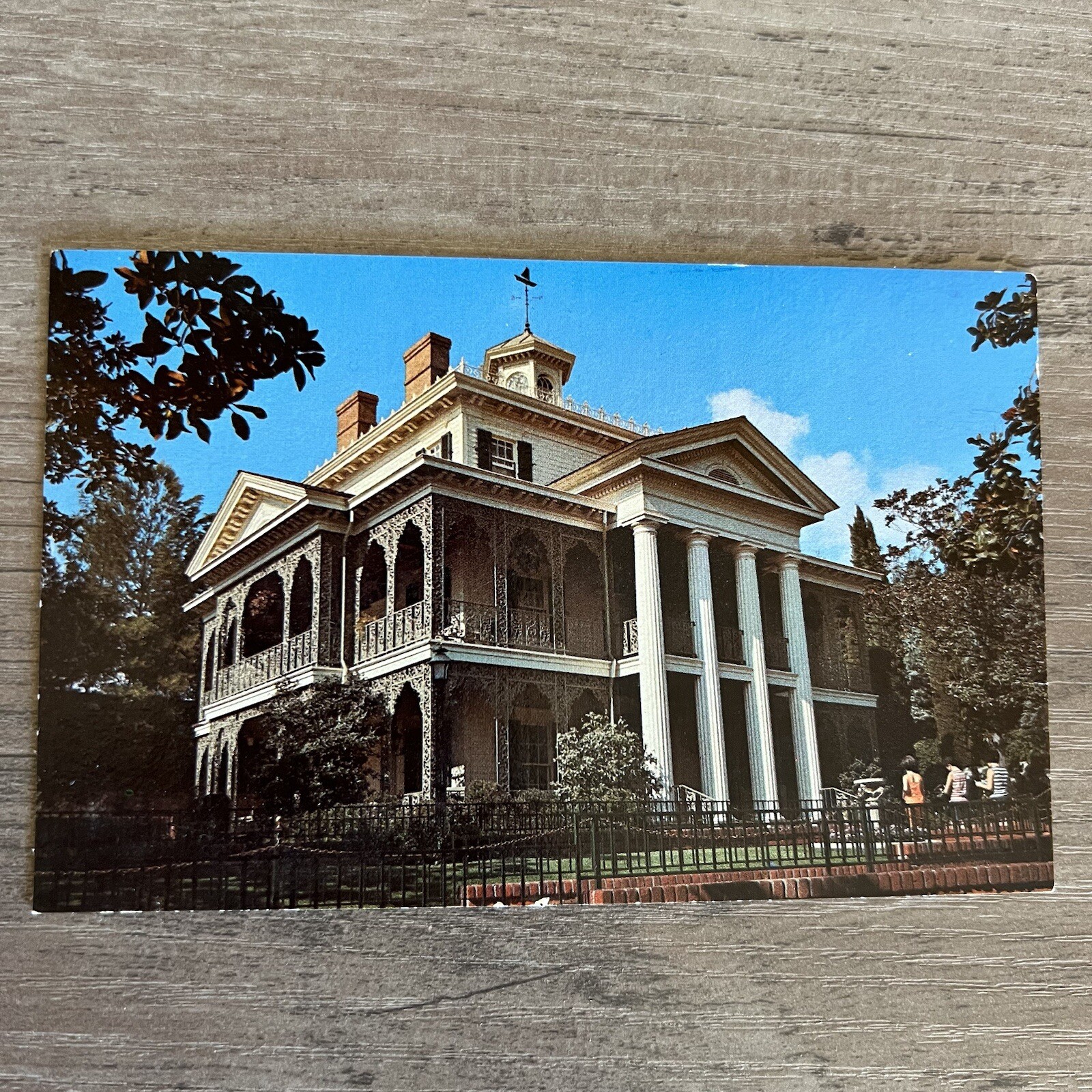VTG 1970s Postcards Disneyland Castle Haunted Mansion Santa Ana Hotel Set of 3