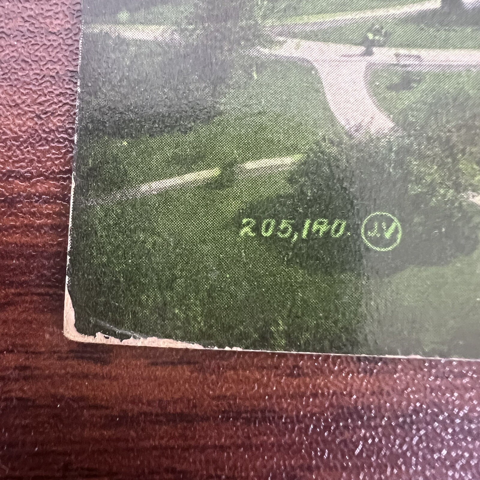 City Park Johnstown PA Postcard Stamped Posted Valentine & Sons Publishing