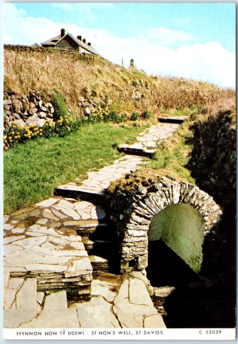 Postcard – St Non’s Well – St Davids, Wales
