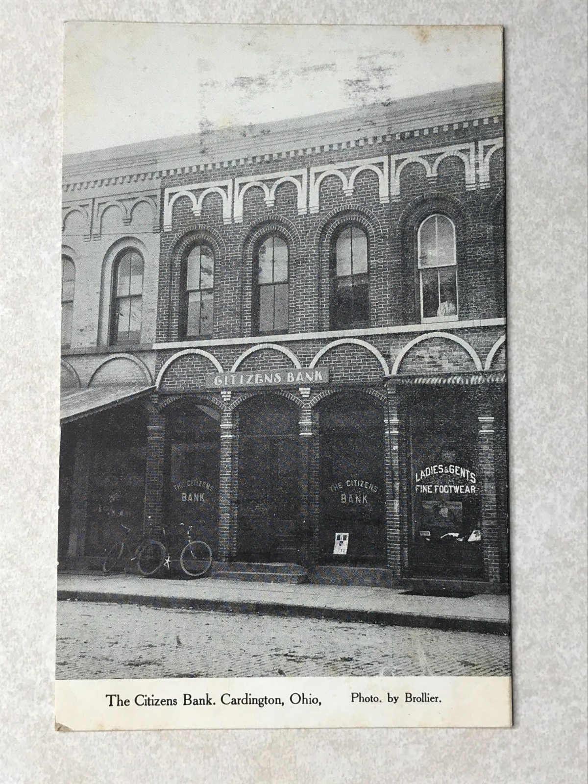 N2018 Vintage Postcard Citizens Bank, Carlington Ohio OH