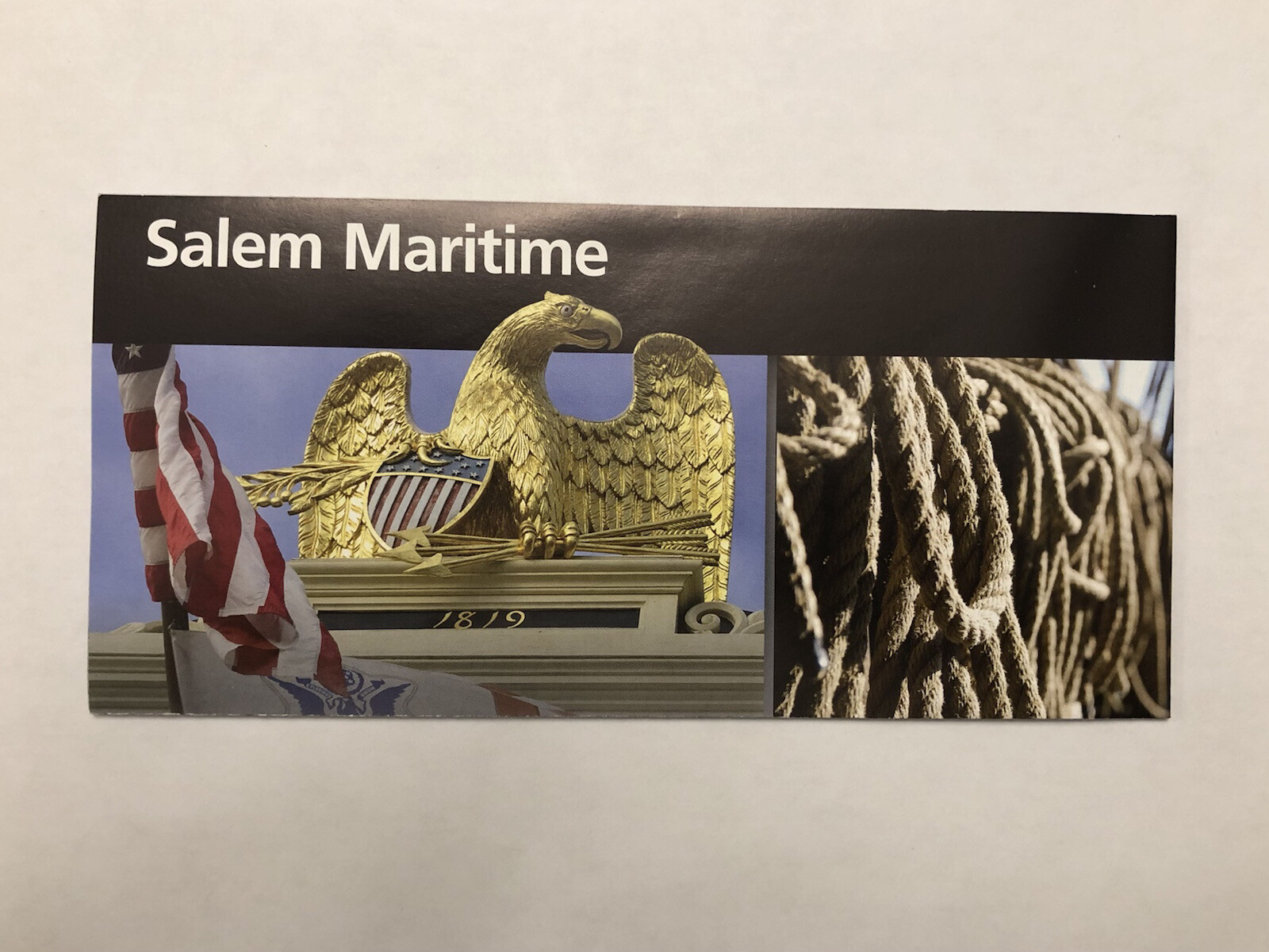 GPO 2023 Salem Maritime National Historic Site Park Unigrid Brochure Map MASS