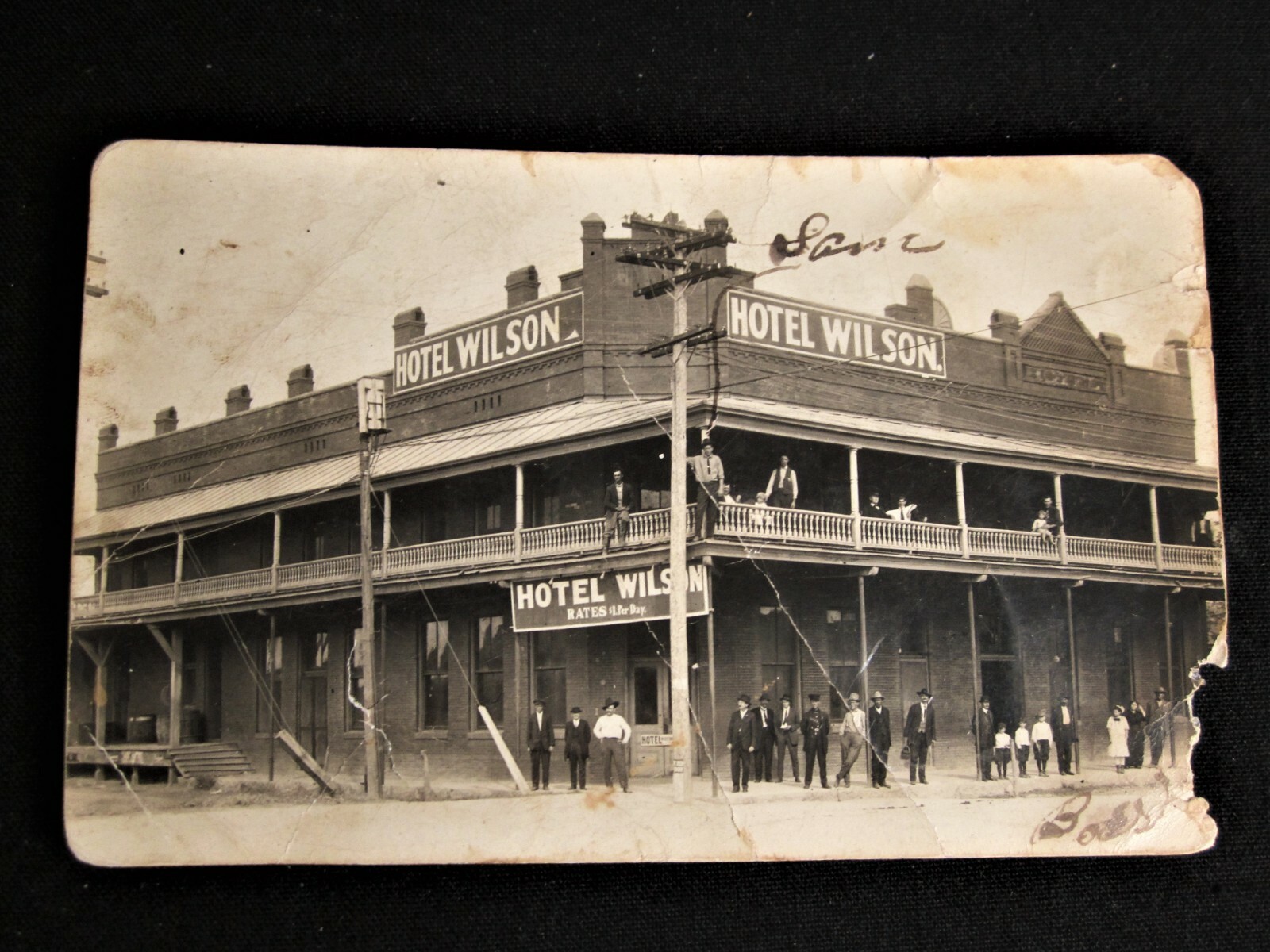 Antique RPPC Postcard – Hotel Wilson -1907