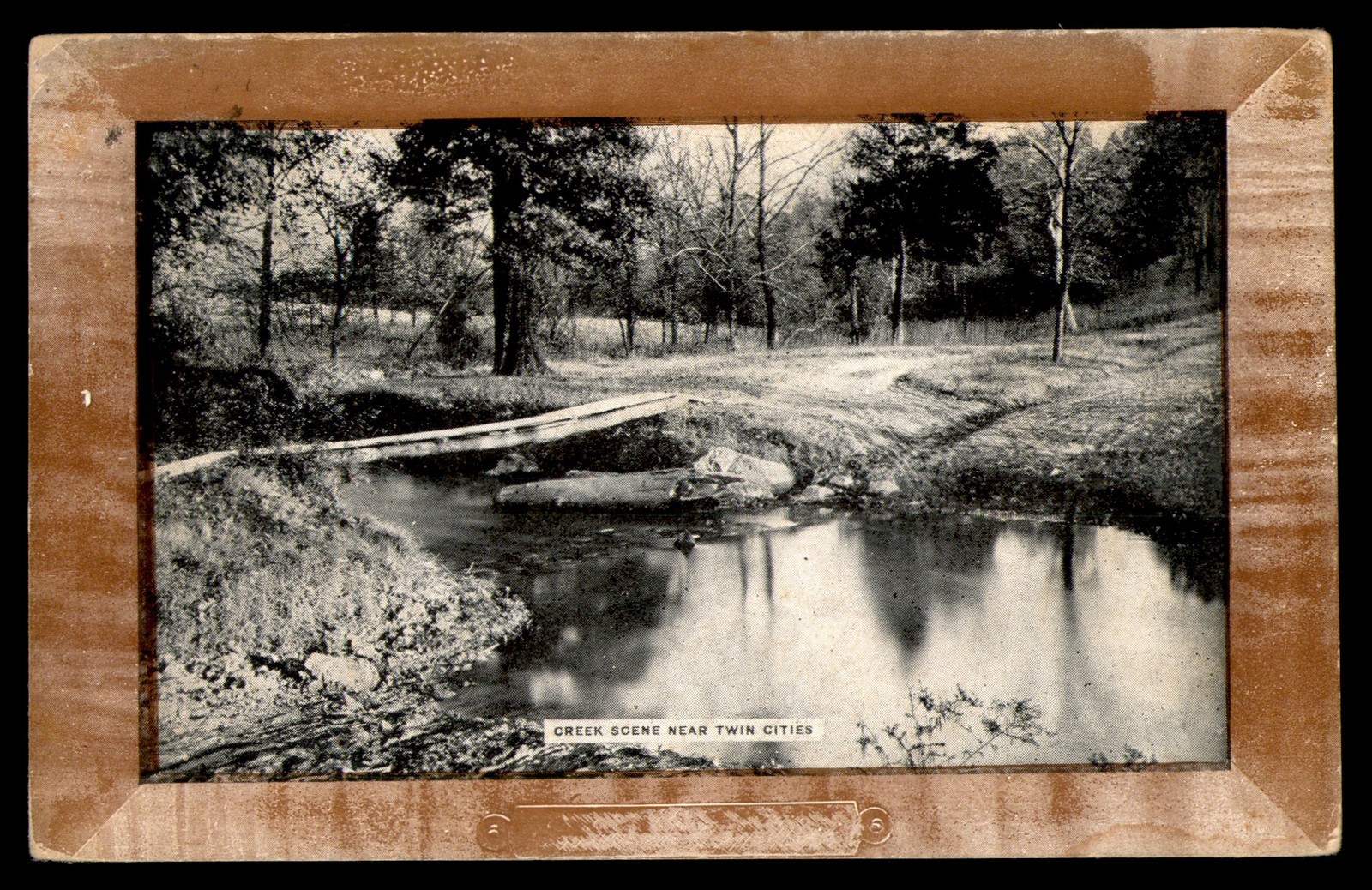 Postcard Creek Scene Near Twin Cities