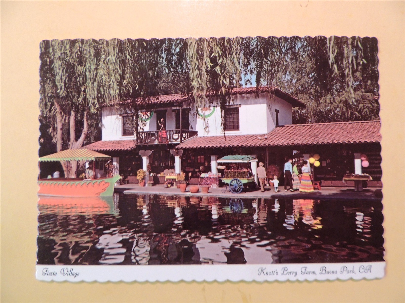 Knott’s Berry Farm Buena Park California vintage postcard Fiesta Village