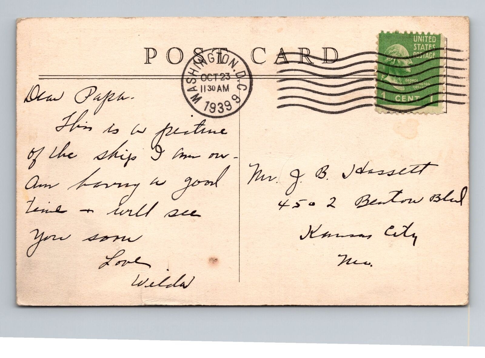 SS Northland, Ship, Transportation, Antique, Vintage c1939 Souvenir Postcard