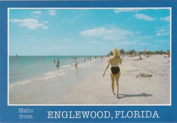 Beach Scene-Hello From ENGLEWOOD, Florida