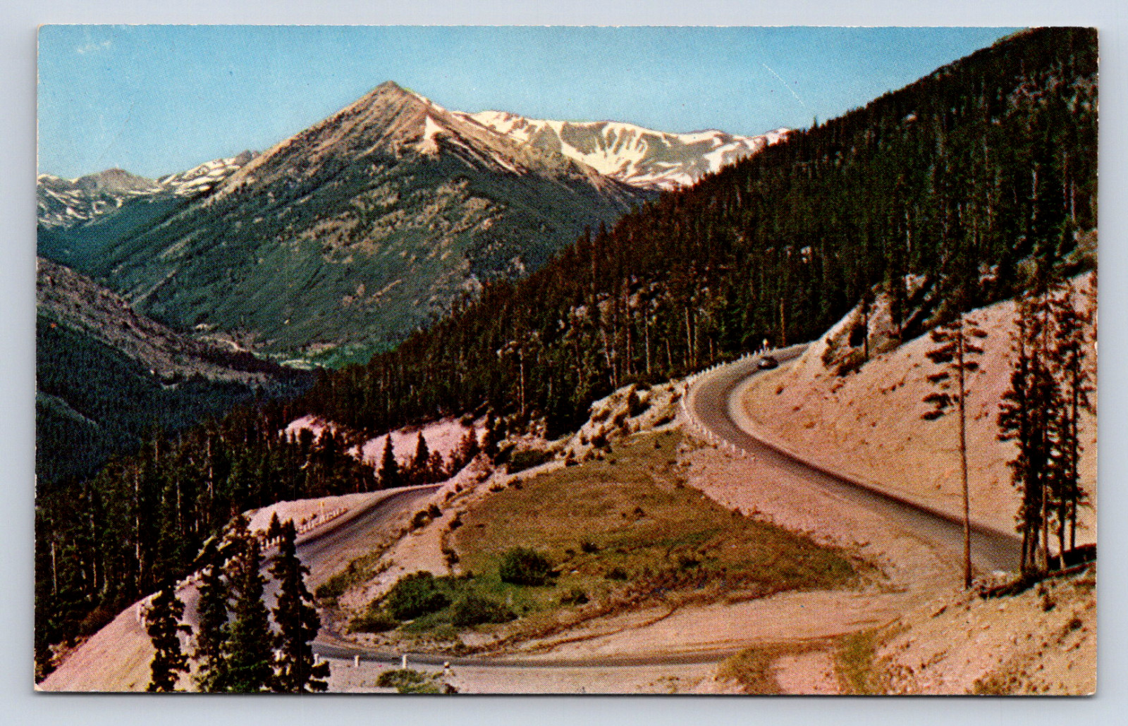 Vintage Postcard U.S. 40 Colorado Idaho Springs