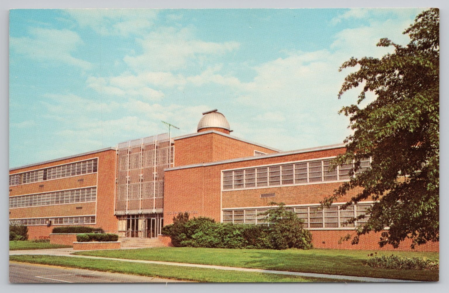 Delaware State College Science Center Dover DE 1964 Observatory Postcard