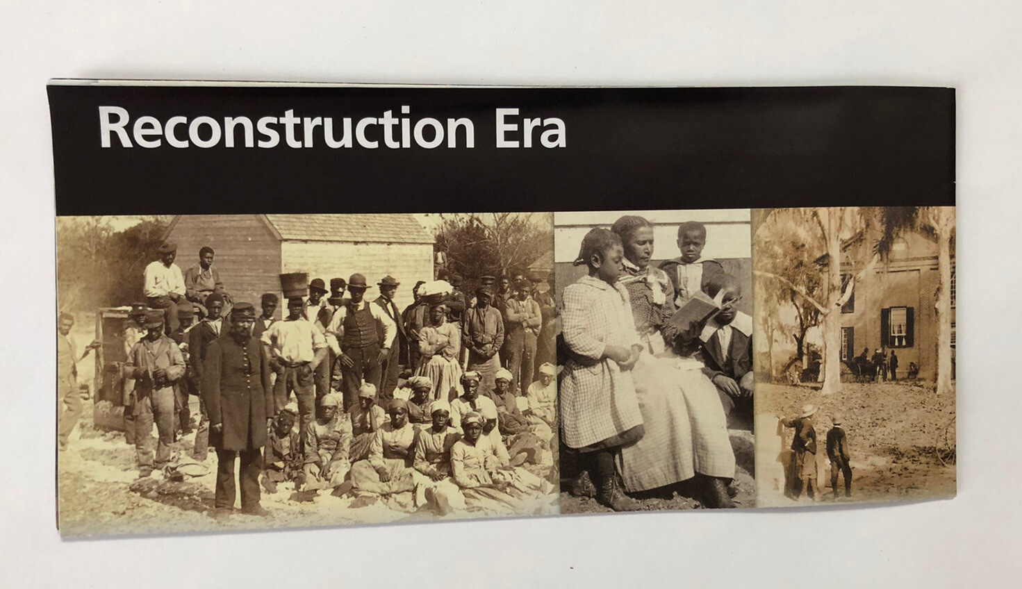 Reconstruction Era National Historical Park Unigrid Brochure Map NEWEST VERSION