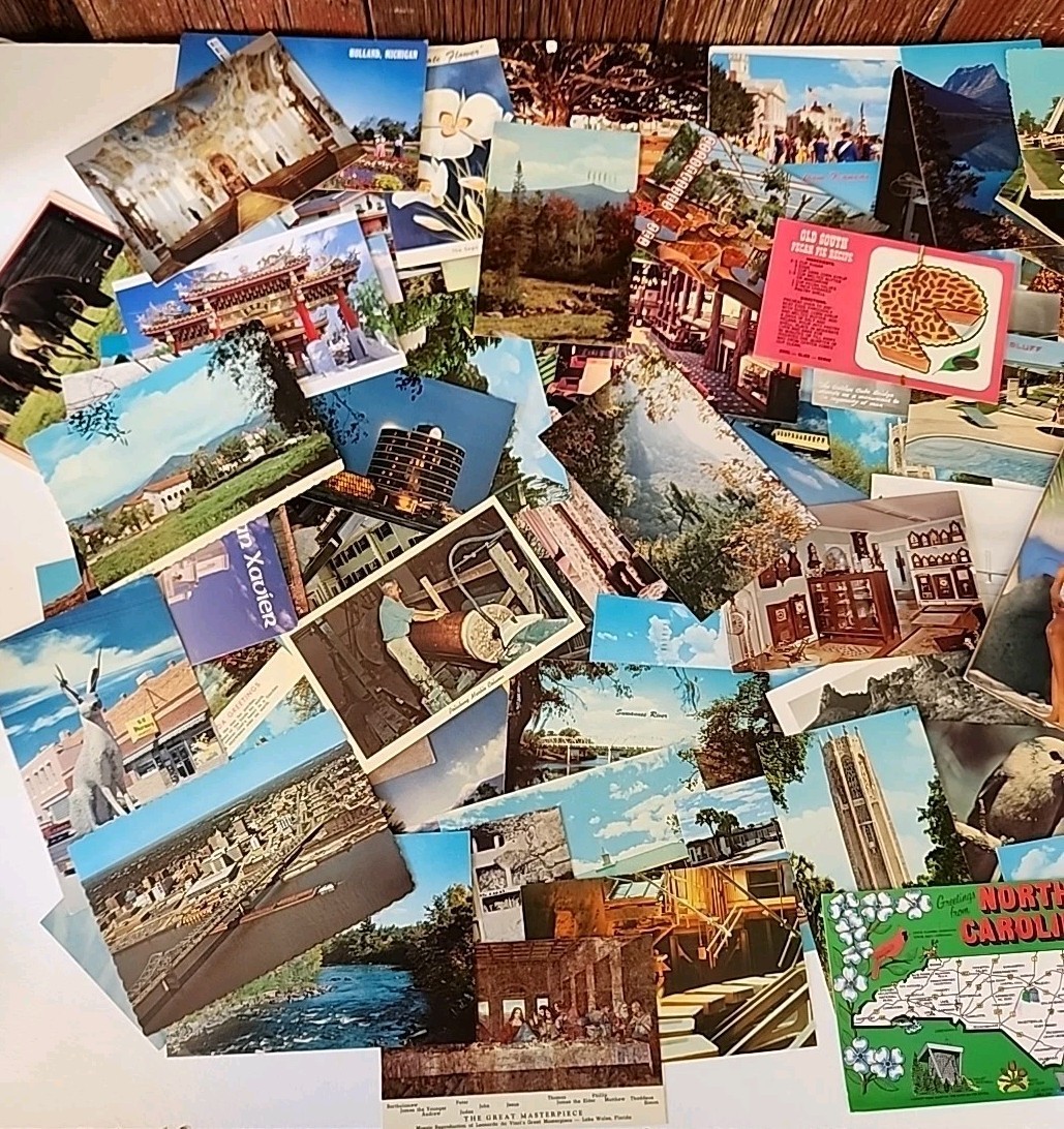 Vintage Lot of 150+ Postcard Assortment, Various Locations, Posted & Unposted