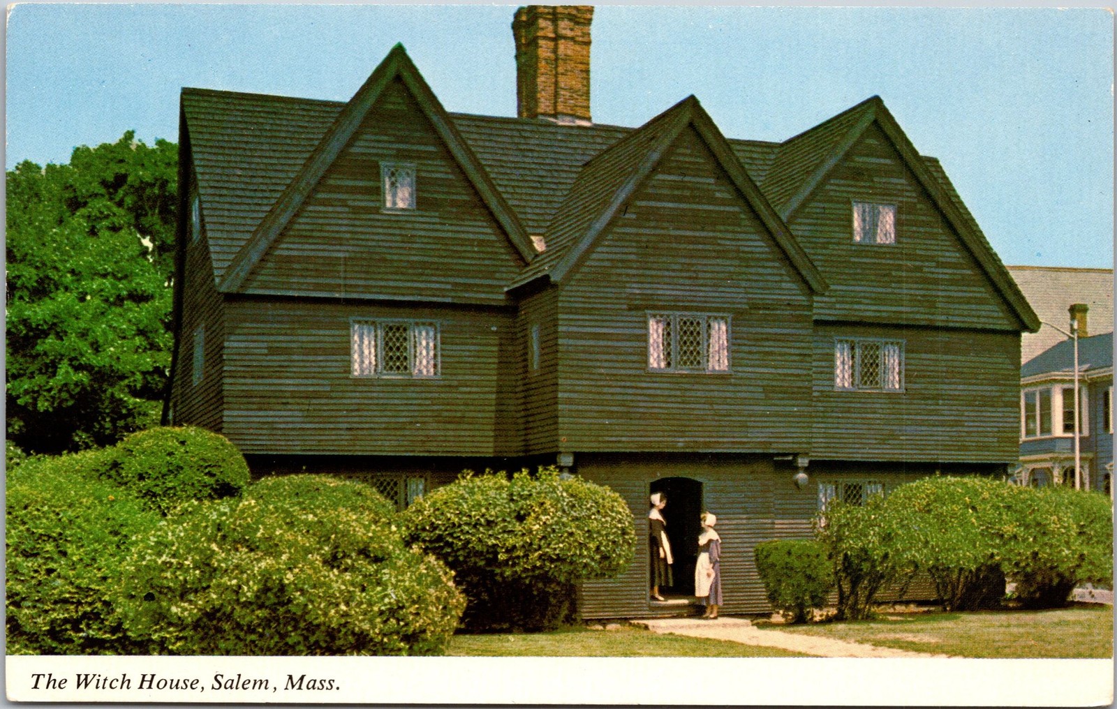 The Witch House Salem Mass Vintage Postcard Unposted Color Photo MA1455A Bromley