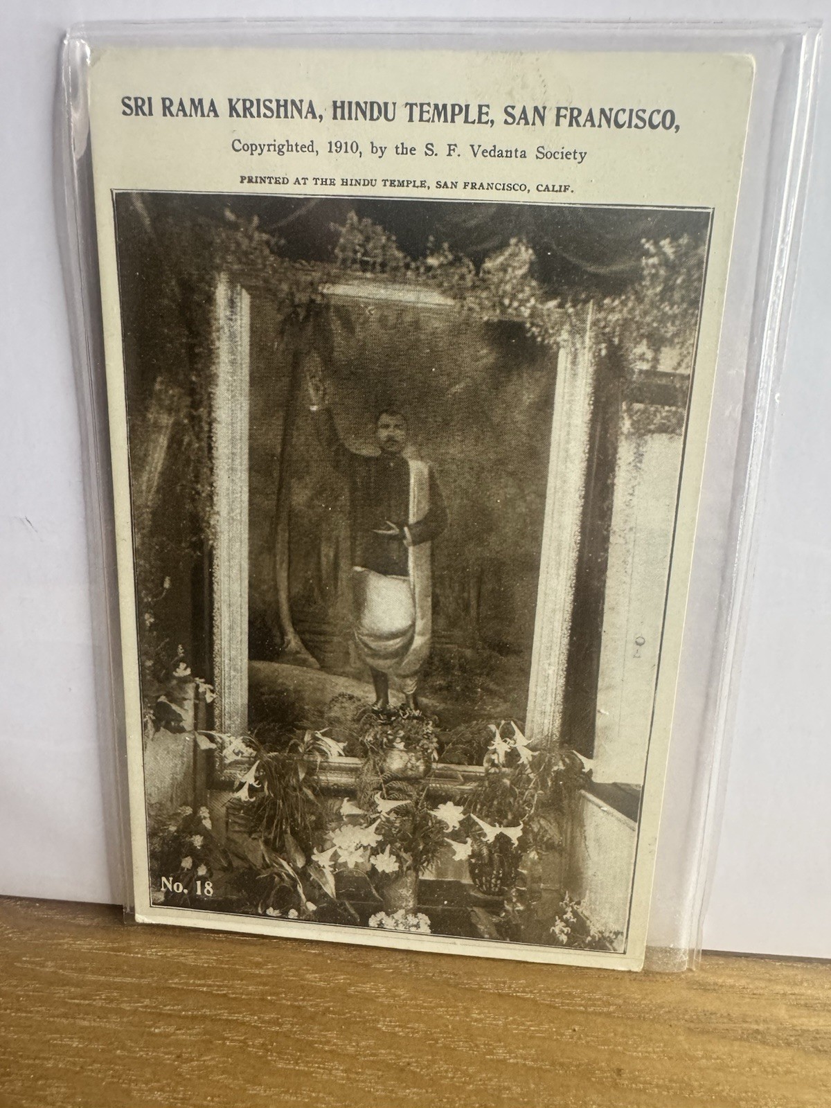 Sri Rama Krishna Hindu Temple San Francisco RPPC 1910 Vedanta Society No.18 7