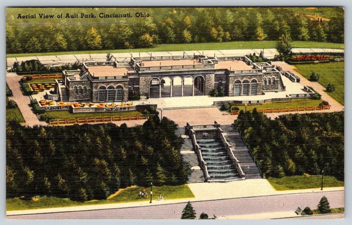 Ault Park Cincinnati Ohio Vintage Postcard CDI-17