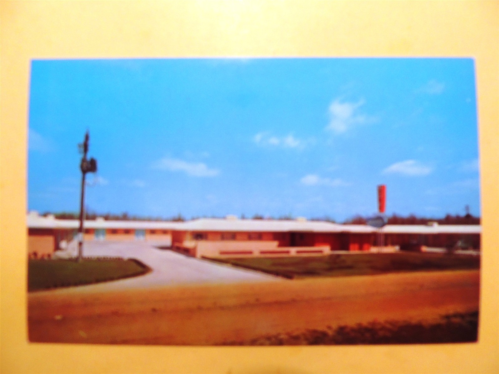 Lakeview Motel Lake Charles Louisiana vintage postcard