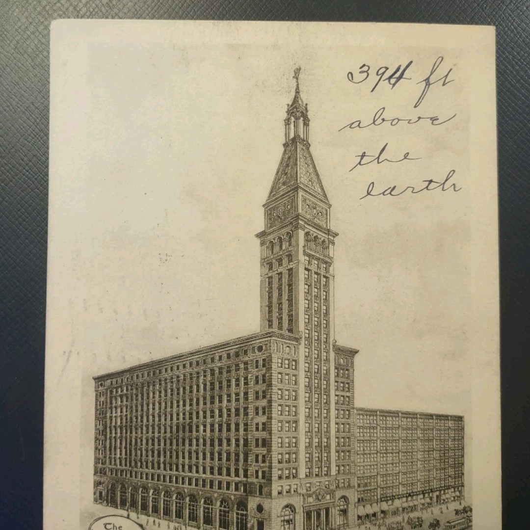 1906 Montgomery Ward Building UDB Postcard Retail Store Exterior Chicago IL