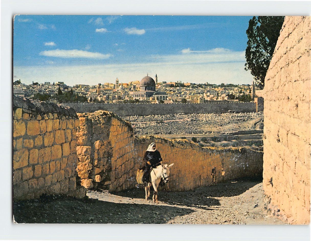 Postcard General view of Jerusalem Israel