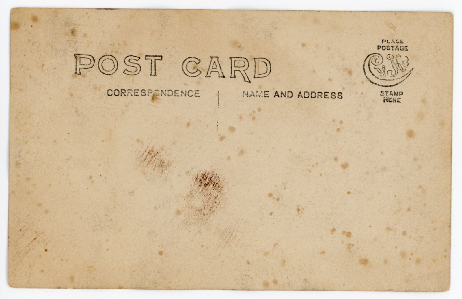 Vintage Postcard Newburyport MA Female HS RPPC Built 1841 Burned 1871 Undivided