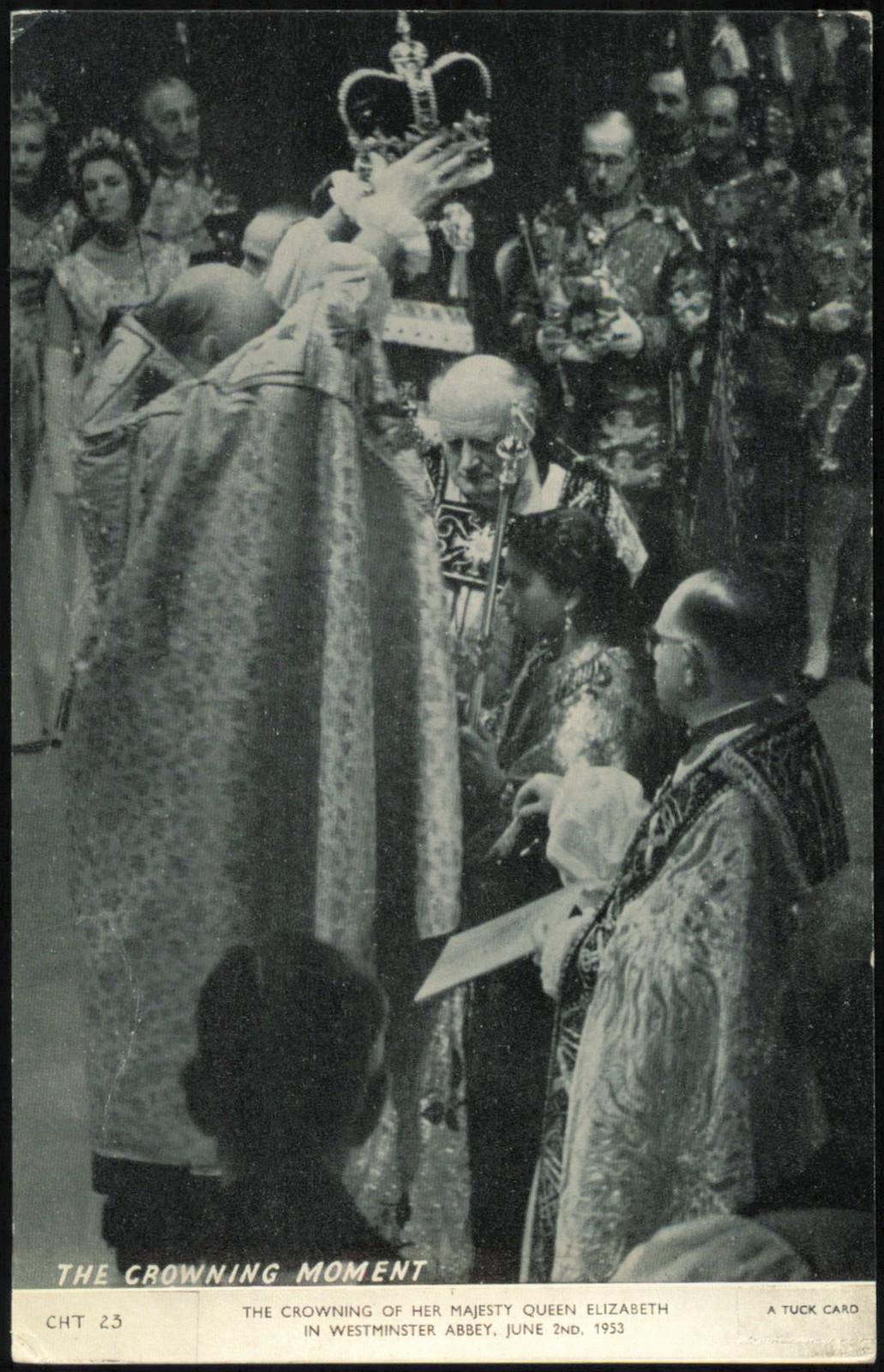 London, United Kingdom Queen Elizabeth II Coronation, Westminster Abbey RPPC